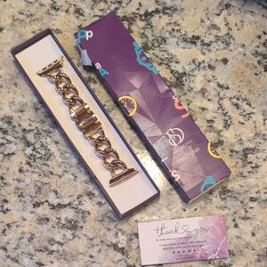 Chain Fashion Bracelet iWatch Band Straps For Apple Watch Rose Gold NWT